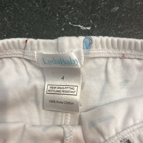 LydaBaby Pajama Set Golf Print 100% cotton 4y NWT - Picture 5 of 5